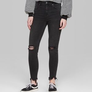 Wild Fable High Rise Ripped Skinny Jeans